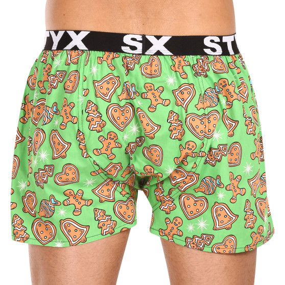 Boxershorts för herrar Styx art sports gummi jul pepparkaka (B1753)