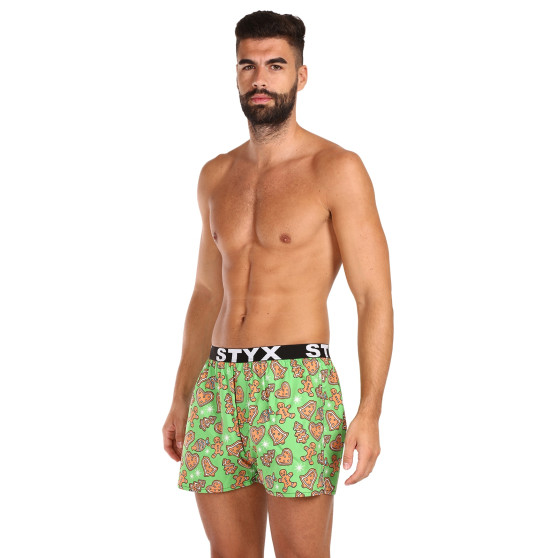 Boxershorts för herrar Styx art sports gummi jul pepparkaka (B1753)