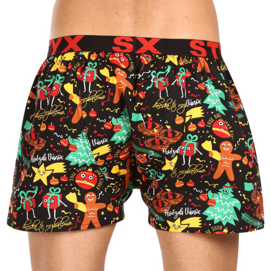 Boxershorts för herrar Styx art sports gummi julprydnader (B1754)