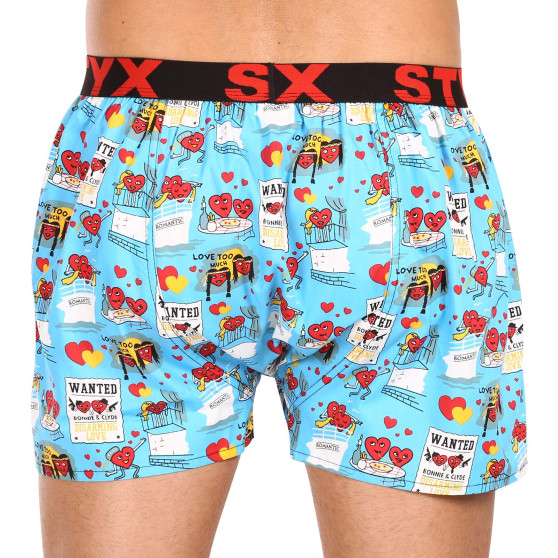 Boxershorts för herrar Styx konst sport elastisk Alla hjärtans dag par (B1756)