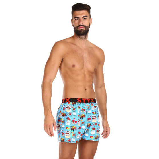 Boxershorts för herrar Styx konst sport elastisk Alla hjärtans dag par (B1756)