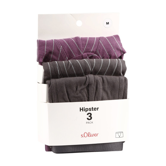 3PACK Boxershorts S.Oliver för herrar flerfärgad (NH-40H-83934721)