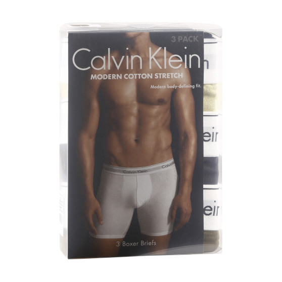 3PACK Boxershorts för herrar Calvin Klein multicolour (NB2381A-GW2)