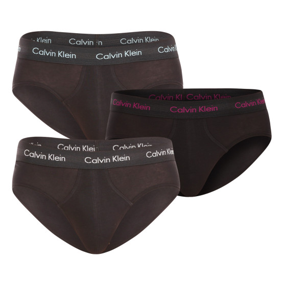 3PACK herrkalsonger Calvin Klein svart (U2661G-H50)