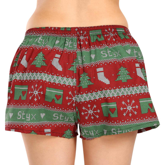 Damshorts Styx konst klassisk elastisk jul stickad (K1658)