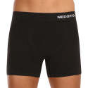 Boxershorts för herrar Nedeto sömlös bambu svart (NDTB001S)