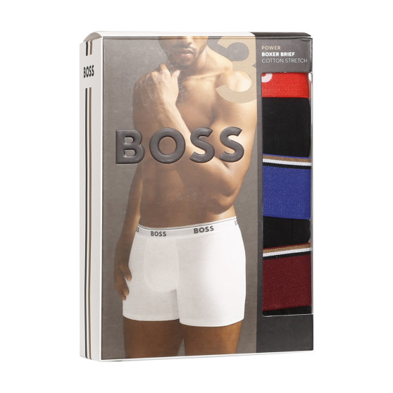 3PACK Boxershorts för herrar BOSS svart (50499441 972)