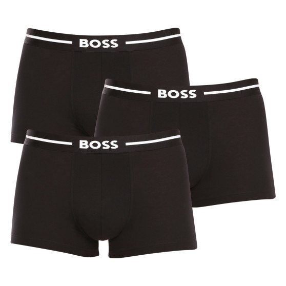 3PACK Boxershorts för herrar BOSS svart (50510687 001)