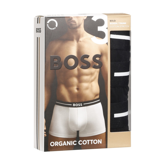 3PACK Boxershorts för herrar BOSS svart (50510687 001)