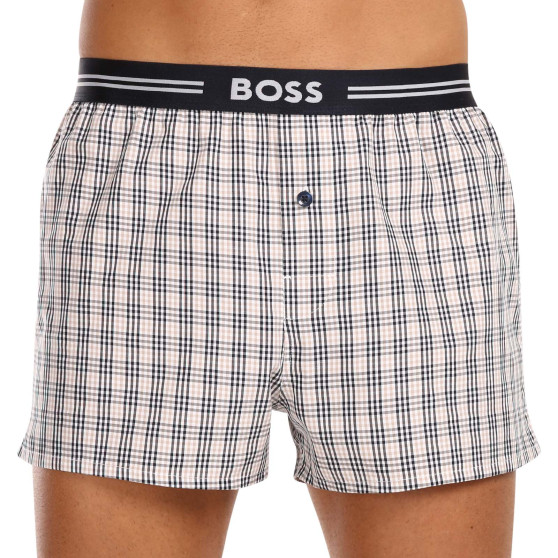 3PACKBoxershorts för herrar BOSS flerfärgad (50480034 275)