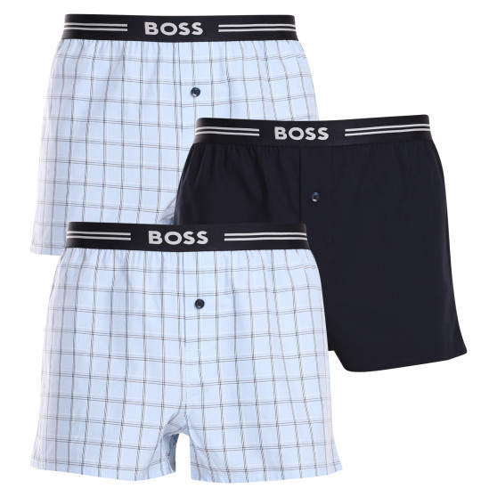 3PACKBoxershorts för herrar BOSS flerfärgad (50480034 465)