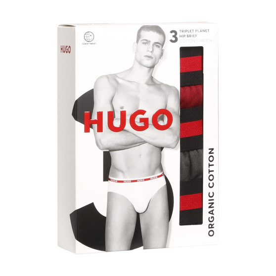 3PACK herrkalsonger HUGO multicolour (50503100 024)