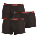 3PACK Boxershorts för herrar HUGO svart (50496723 001)