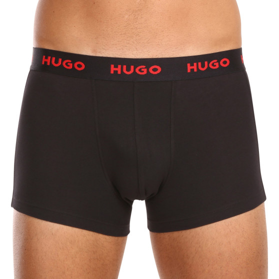 3PACK Boxershorts för herrar HUGO multicolour (50469766 303)