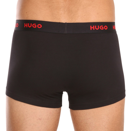 3PACK Boxershorts för herrar HUGO multicolour (50469766 303)