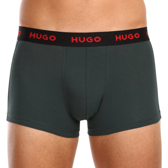 3PACK Boxershorts för herrar HUGO multicolour (50469766 303)