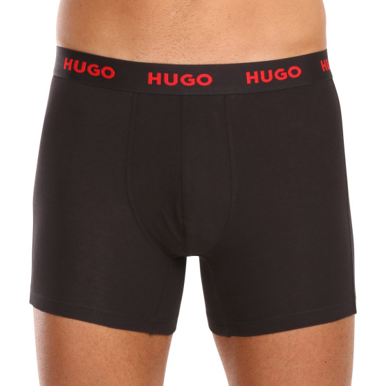 3PACK Boxershorts för herrar HUGO multicolour (50503079 413)