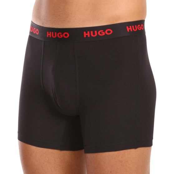 3PACK Boxershorts för herrar HUGO multicolour (50503079 413)