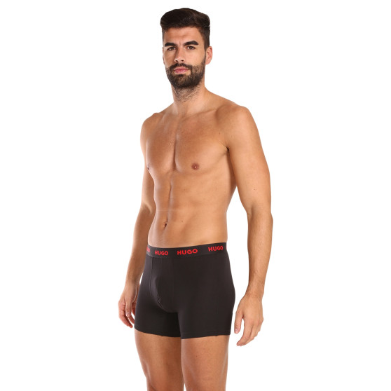 3PACK Boxershorts för herrar HUGO multicolour (50503079 413)