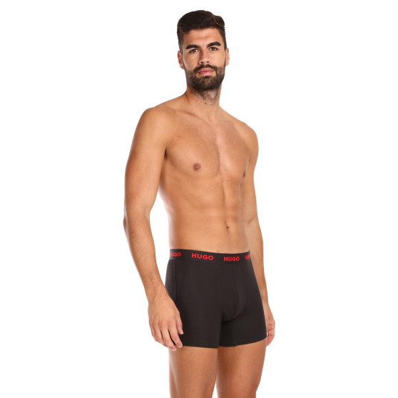 3PACK Boxershorts för herrar HUGO multicolour (50503079 413)