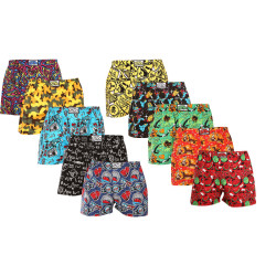 10PACK Boxershorts för herrar Styx art classic rubber flerfärgad (10A130901467892)