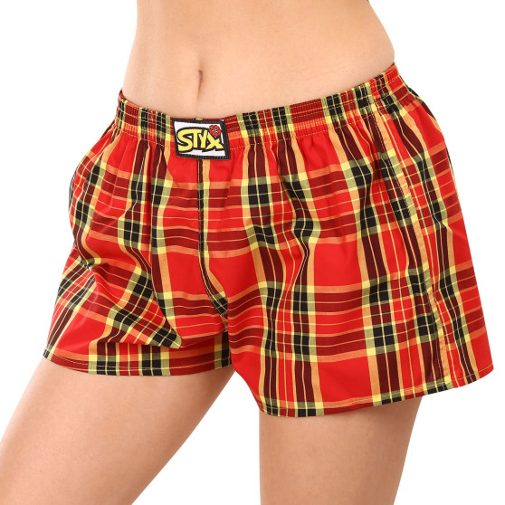 3PACK damshorts Styx klassisk elastisk flerfärgad (3K10469)