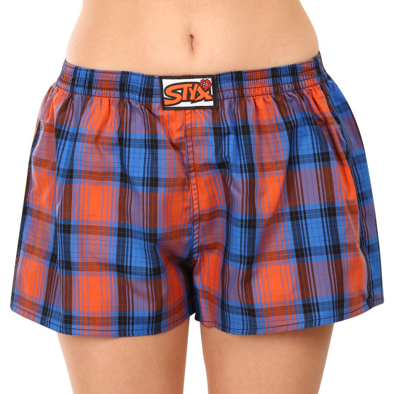 3PACK damshorts Styx klassisk elastisk flerfärgad (3K10236)