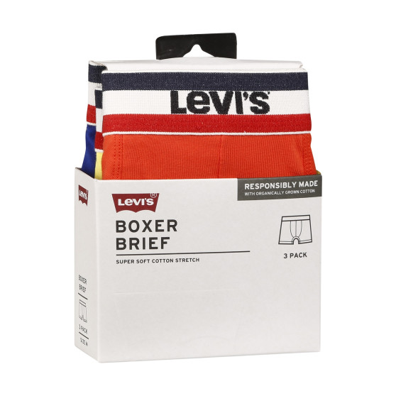 3PACK Boxershorts för herrar Levis multicolour (100002870 010)