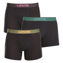 3PACK Boxershorts för herrar Levis svart (701224662 001)