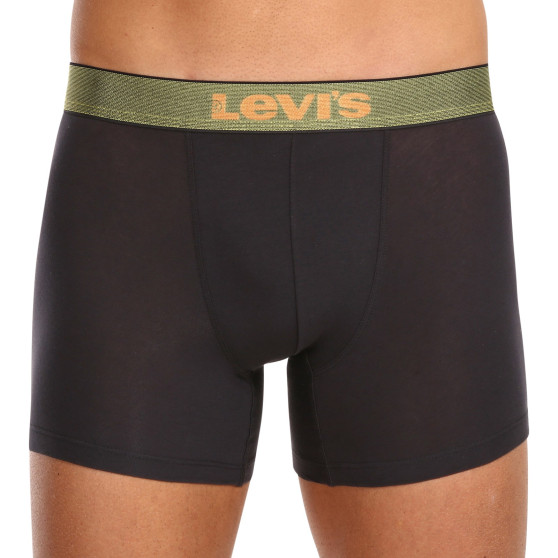 3PACK Boxershorts för herrar Levis svart (701224662 001)