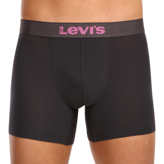 3PACK Boxershorts för herrar Levis svart (701224662 001)