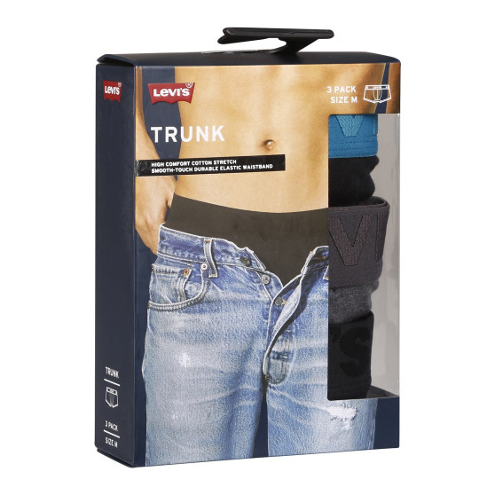 3PACK Boxershorts för herrar Levis multicolour (905042001 023)