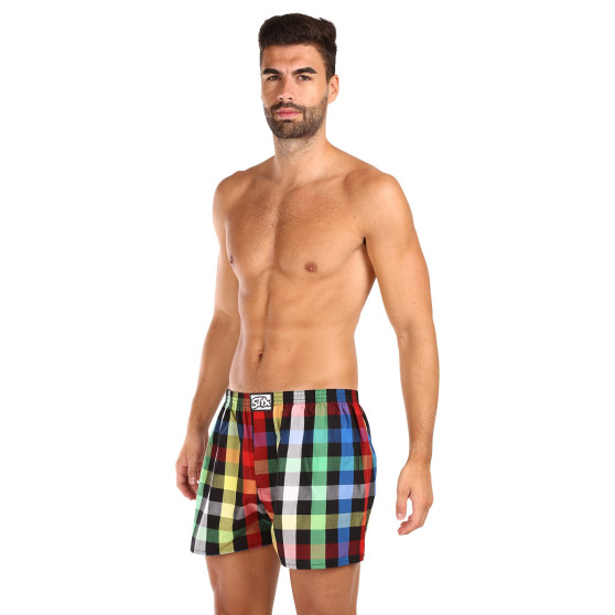 5PACK Boxershorts för herrar Styx klassisk elastisk flerfärgad (5A1112345)