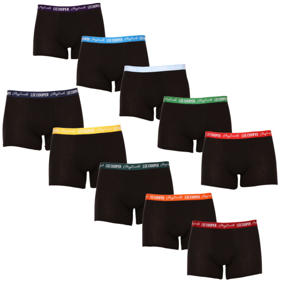 10PACK Boxershorts för herrar Lee Cooper svart (LCUBOX10P07-1951589)