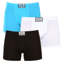 3PACK Boxershorts för herrar Styx lång klassisk elastisk flerfärgad (3F96019)