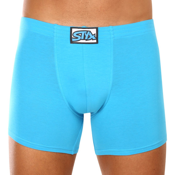 3PACK Boxershorts för herrar Styx lång klassisk elastisk flerfärgad (3F96019)