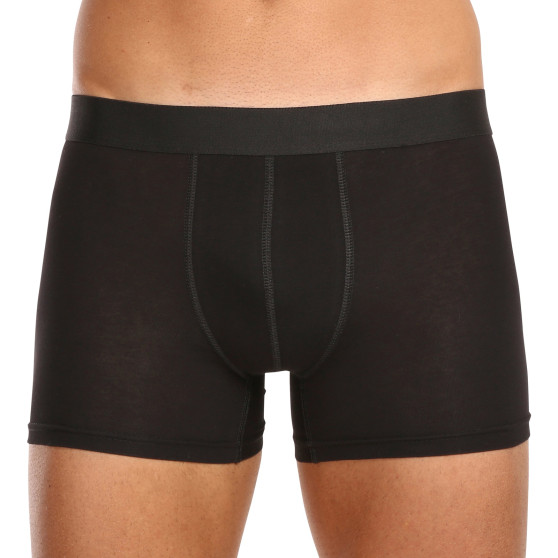 3PACK Boxershorts för herrar Nedeto oversized svart (3NBX001)