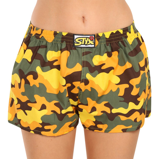 Damshorts Styx art classic rubber camouflage yellow (K1559)