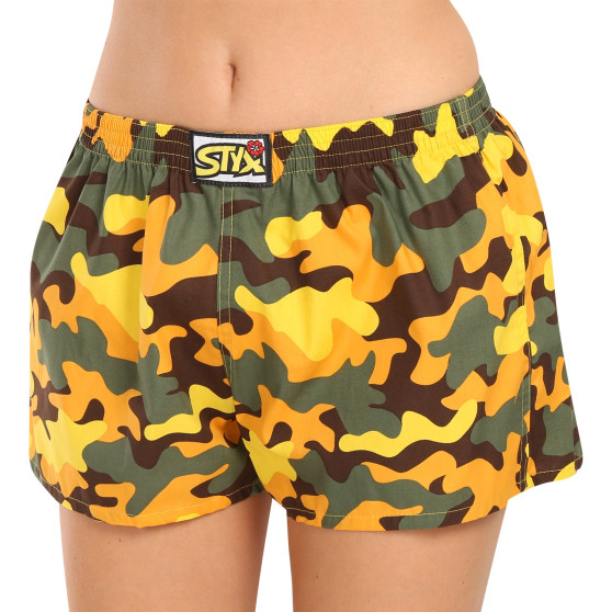 Damshorts Styx art classic rubber camouflage yellow (K1559)