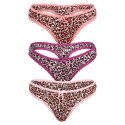 3PACK Stringtrosor för kvinnor Fine woman multicolour (808-B)