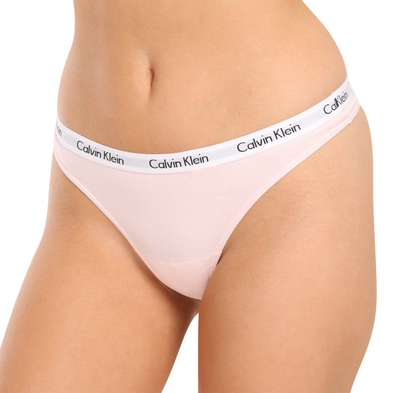 Stringtrosor för kvinnor Calvin Klein rosa (D1617A-2NT)