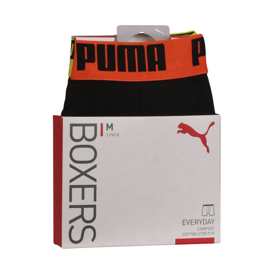 2PACK Boxershorts för herrar Puma svart (521015001 060)