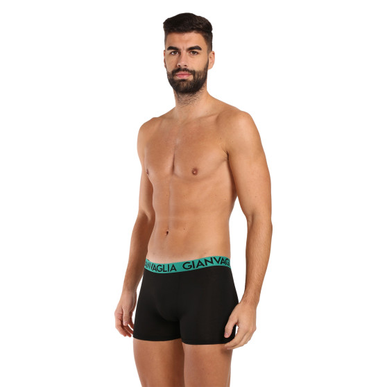 10PACK Boxershorts för herrar Gianvaglia svart (021)