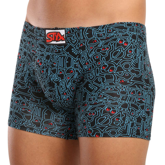 Boxershorts för män Styx lång konst klassisk gummi doodle (F1256)