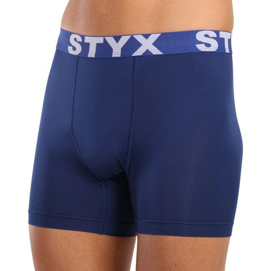 Funktionella boxershorts för män Styx mörkblå (W968)