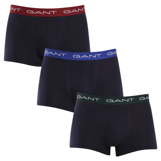 3PACK Boxershorts för herrar Gant blå (902333003-604)