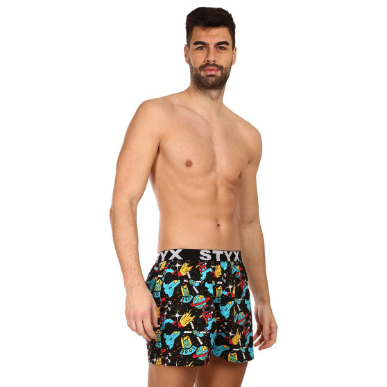 5PACK Boxershorts för herrar Styx art sports gummi flerfärgad (5B1309514)