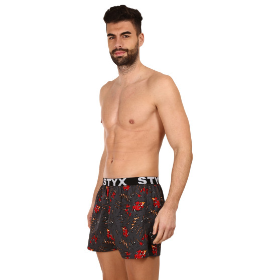 5PACK Boxershorts för herrar Styx art sports gummi flerfärgad (5B1125023)