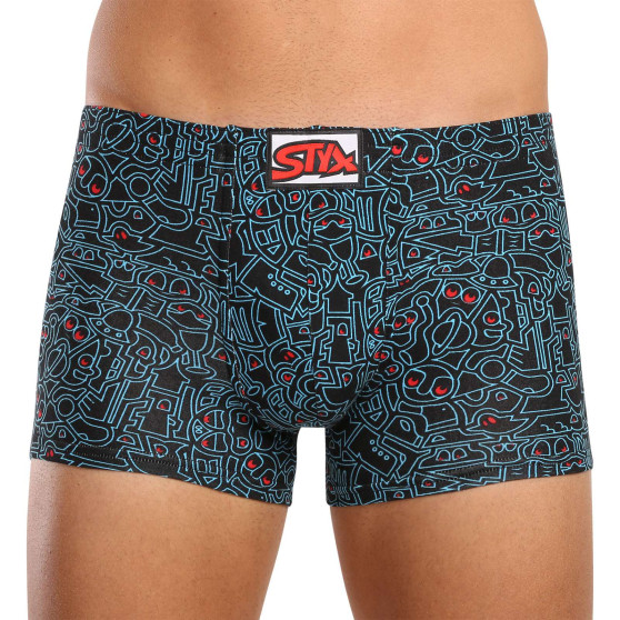 3PACK Boxershorts för herrar Styx art classic rubber multicolour (3Q12672)