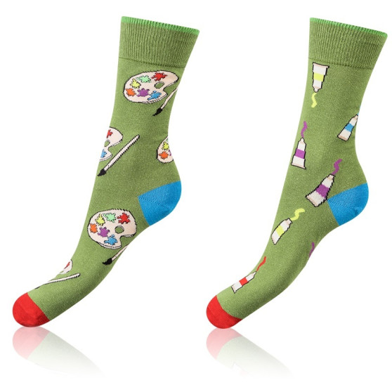 4PACK crazy socks Bellinda flerfärgad (BE481044-006 A)